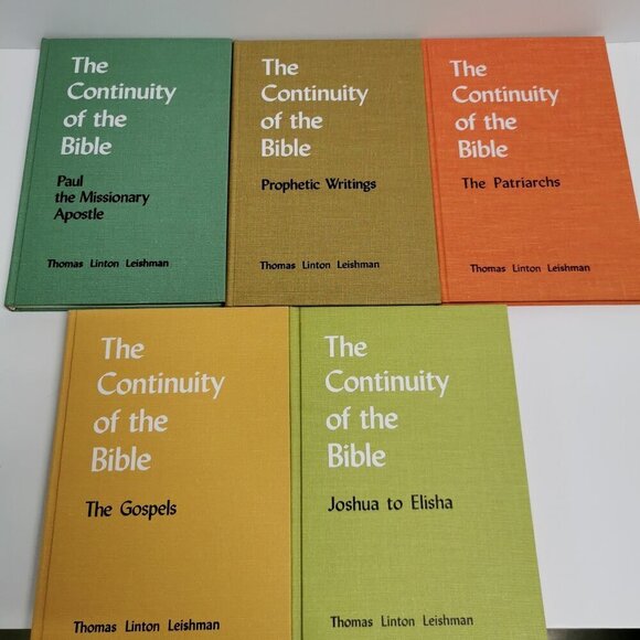 1967 Continuity of the Bible 5-Volume Set Thomas Leishman Vintage Christian Reli - Picture 4 of 13